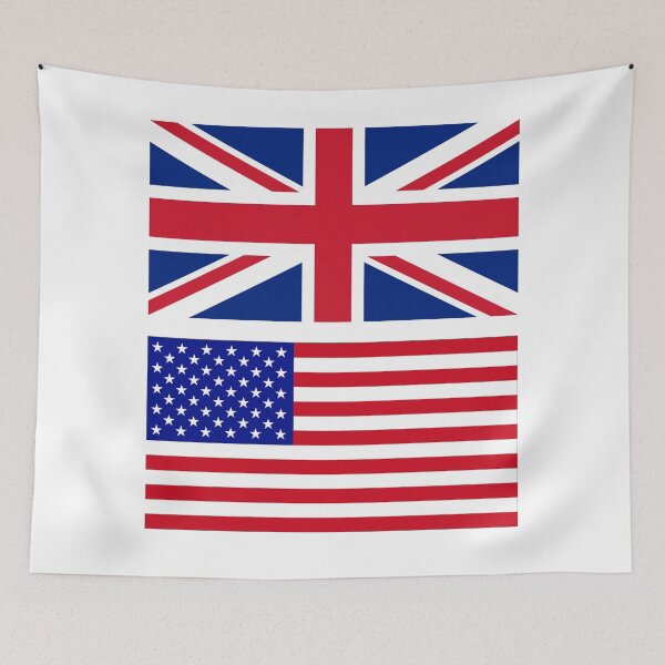 Item preview, America and Uk Flag  designed and sold by Islanr.