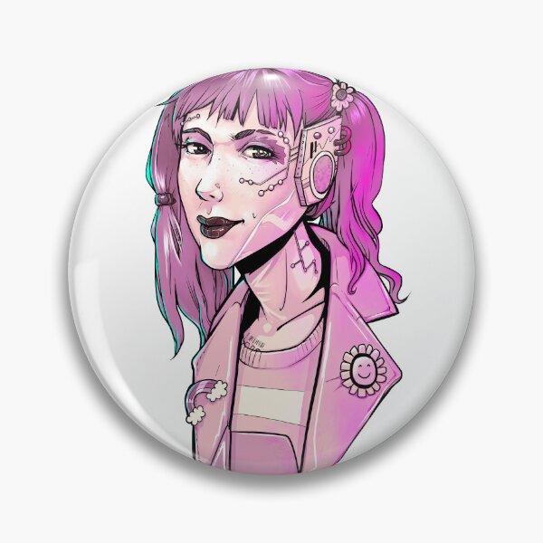 Item preview, Cyberpunky Brewster (Pink Variant) designed and sold by Nicole Gunter.