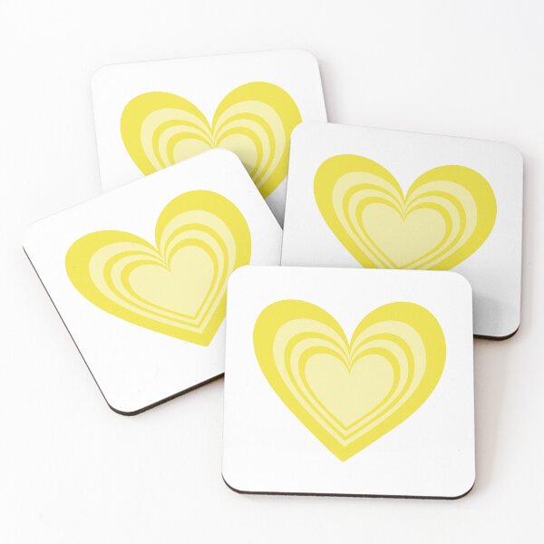 Item preview, 70's Groovy Yellow Heart designed and sold by wonderxwander.