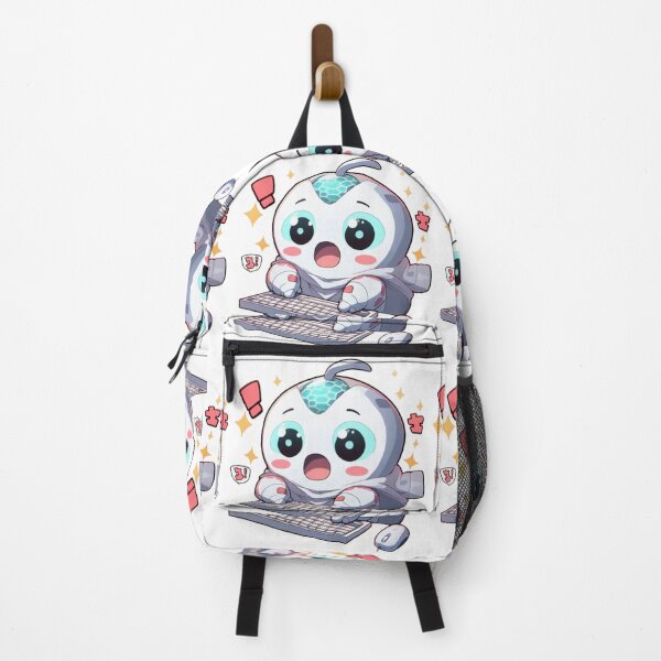 Item preview, original cloud art alien kawaii robot surprised designed and sold by ArteenlaNube.