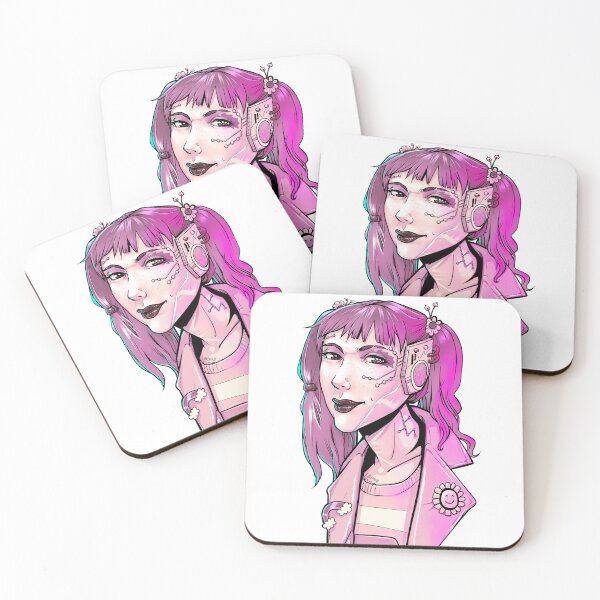 Item preview, Cyberpunky Brewster (Pink Variant) designed and sold by Nicole Gunter.