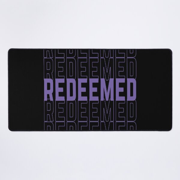 Item preview, Redeemed - Purple Repeating Text designed and sold by JDPrntz.