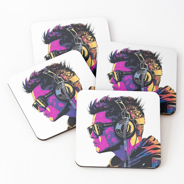 Item preview, Cyberpunk Man with Headphone and Sunglasses designed and sold by eyestetix.