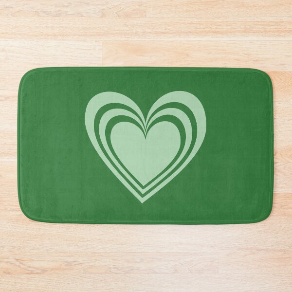 Item preview, 70's Groovy Green Heart designed and sold by wonderxwander.