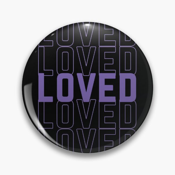 Item preview, Loved - Purple Repeating Text designed and sold by JDPrntz.
