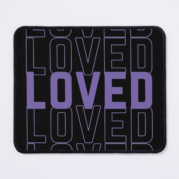 Item preview, Loved - Purple Repeating Text designed and sold by JDPrntz.