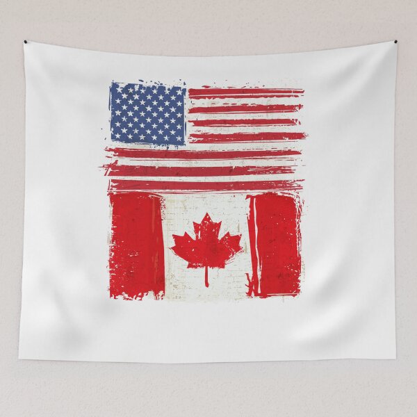 Item preview, USA and Canadian Flag designed and sold by Islanr.