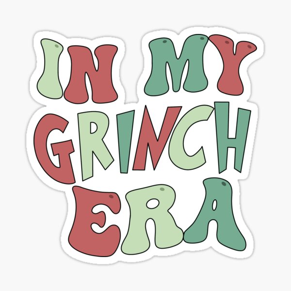 The Grinch - Animal Crossing #Ensemble Accessories Sticker