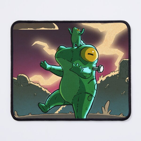 Item preview, frankenstein frog art designed and sold by DingHuArt.