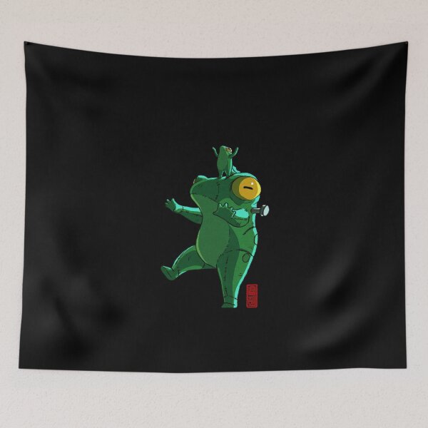 Item preview, frankenstein frog art no background designed and sold by DingHuArt.