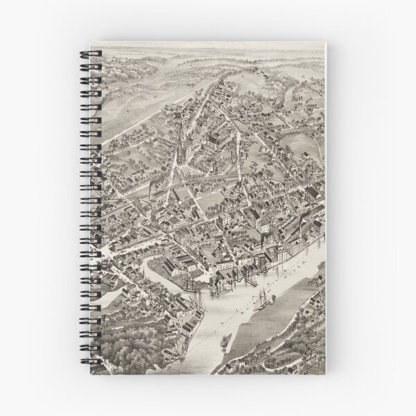 Item preview, Vintage Map of Port Chester NY (1882) designed and sold by BravuraMedia.