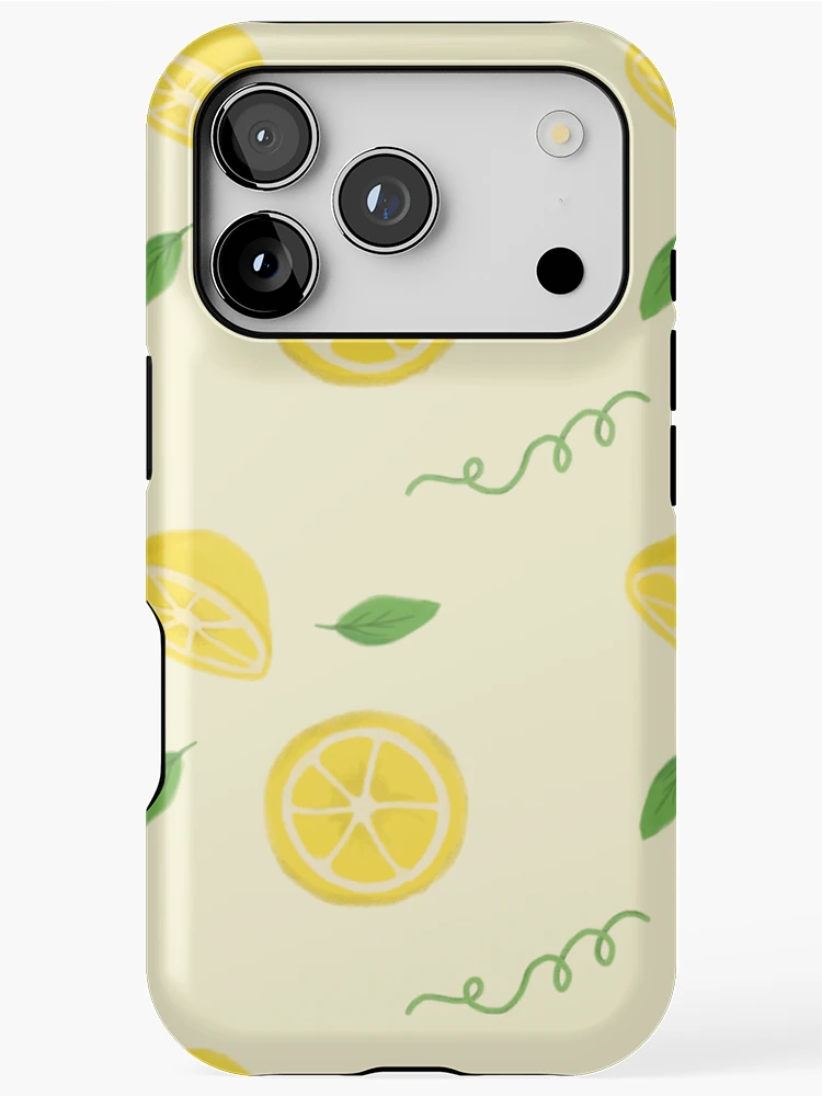 Thumbnail 1 of 4, iPhone Case, Lemon Slices Pattern designed and sold by InversionGraph.