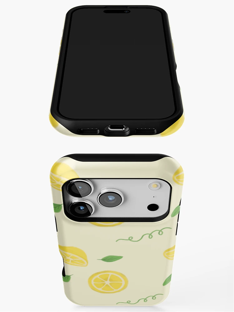 Thumbnail 3 of 4, iPhone Case, Lemon Slices Pattern designed and sold by InversionGraph.