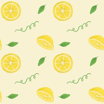 Artwork thumbnail, Lemon Slices Pattern by InversionGraph