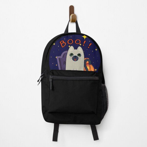 Item preview, Cute Cat dressed as a ghost scaring you on Halloween designed and sold by shennix.