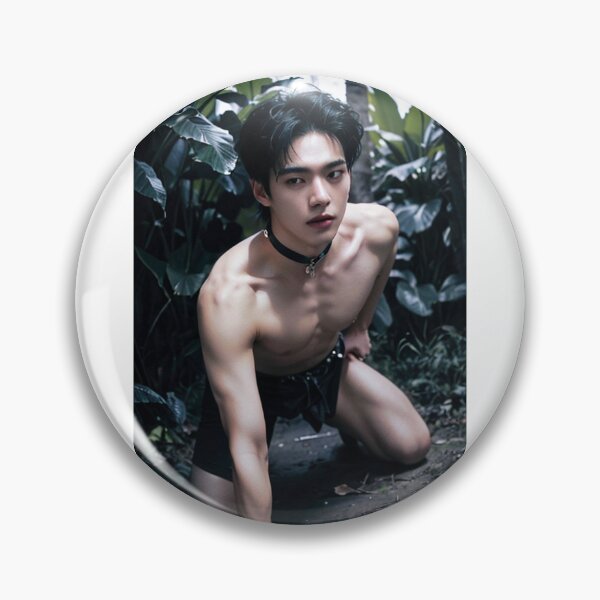 Item preview, sexy cool guy in jungle designed and sold by ThickDesign.