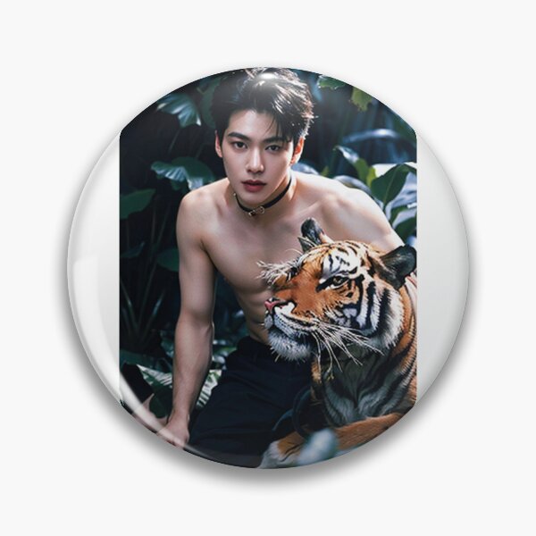 Item preview, sexy cool guy in jungle designed and sold by ThickDesign.