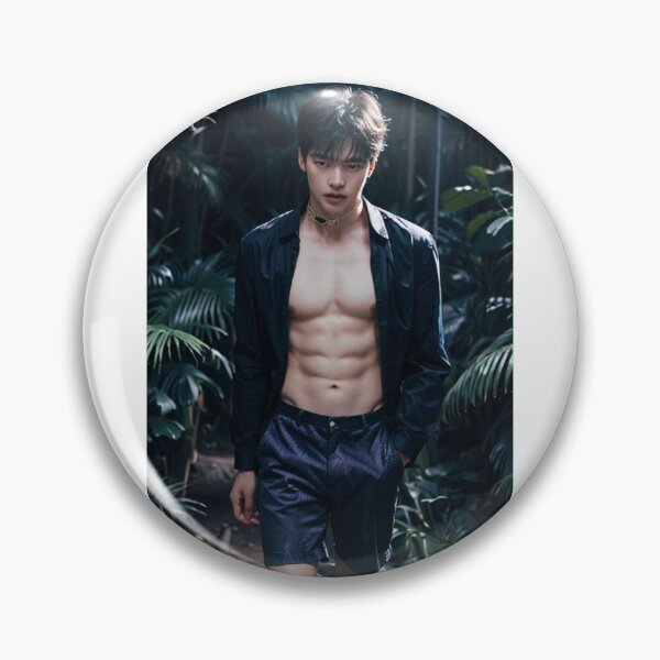 Item preview, sexy cool guy in jungle designed and sold by ThickDesign.