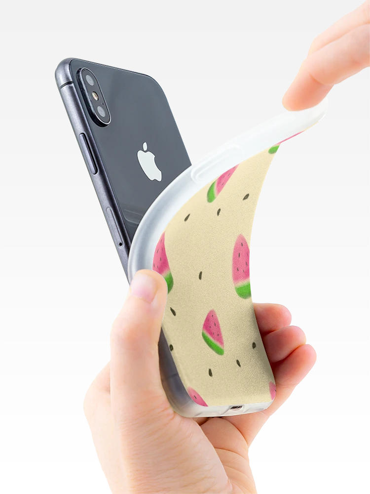 Thumbnail 4 of 5, iPhone Case, Watermelon slices pattern designed and sold by InversionGraph.