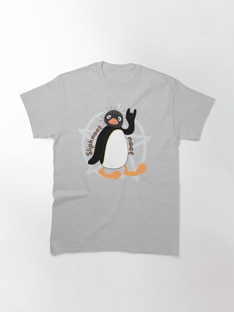 Imagen 3 de 7, Camiseta clásica con la obra Slipknoot noot pingu, diseñada y vendida por GummiesCo.