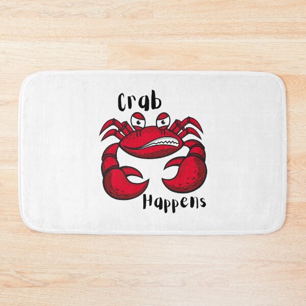 Item preview, Crab Happens designed and sold by SarcastiCrafts.