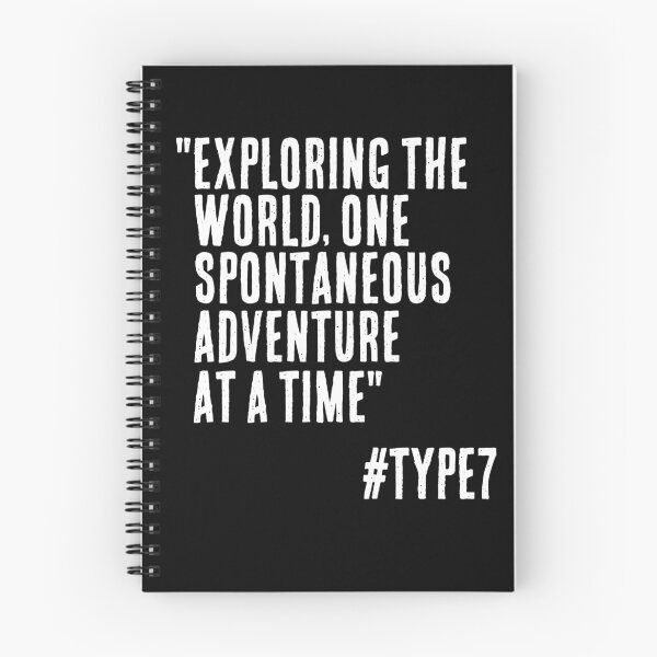 Item preview, Enneagram Type 7 Funny Quote Exploring the World One Spontaneous Adventure at a Time The Enthusiast designed and sold by JapanBubble.