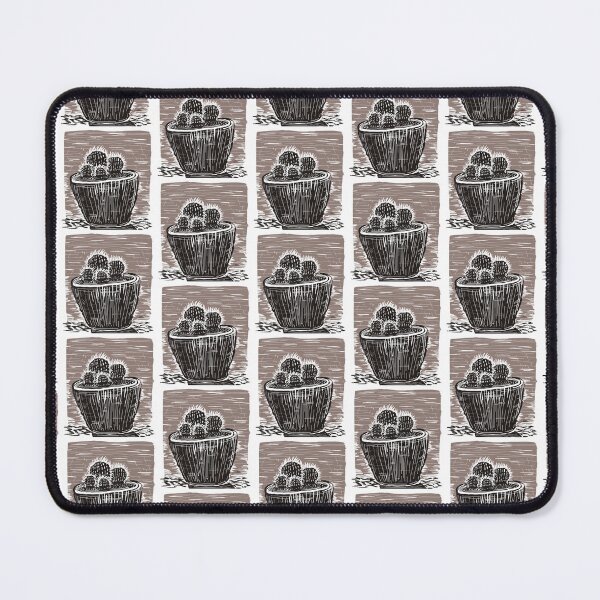 Item preview, Barrel Cacti Woodcut designed and sold by dialon25.