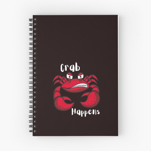 Item preview, Crab Happens designed and sold by SarcastiCrafts.
