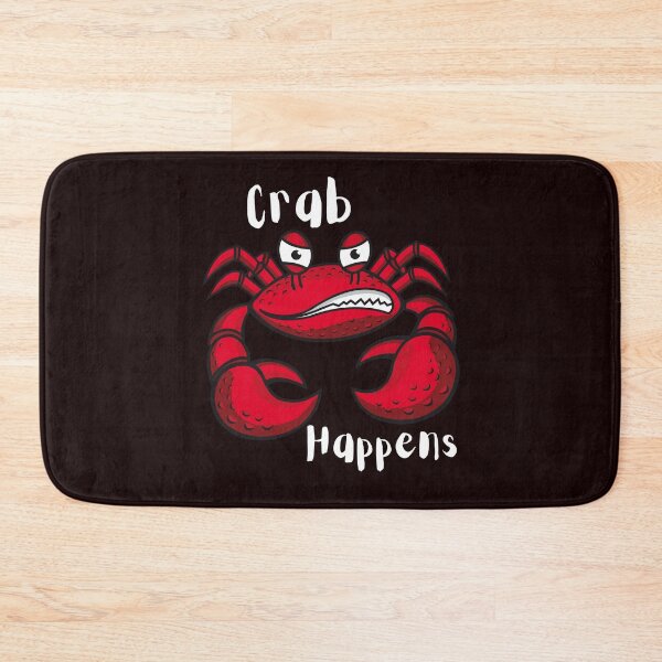 Item preview, Crab Happens designed and sold by SarcastiCrafts.