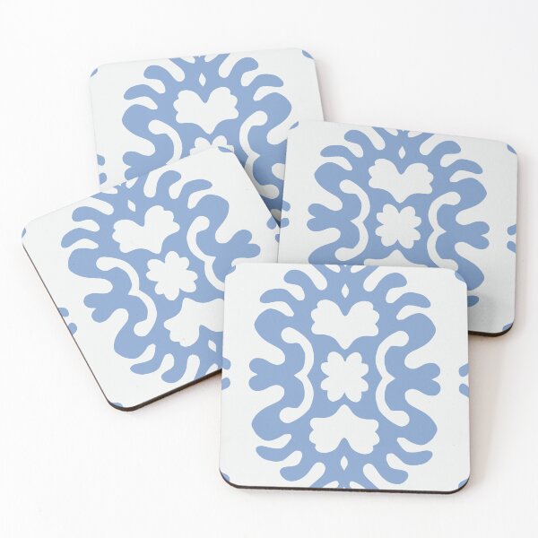 Item preview, Sky blue papercut damask medallion designed and sold by FrancesPoff.