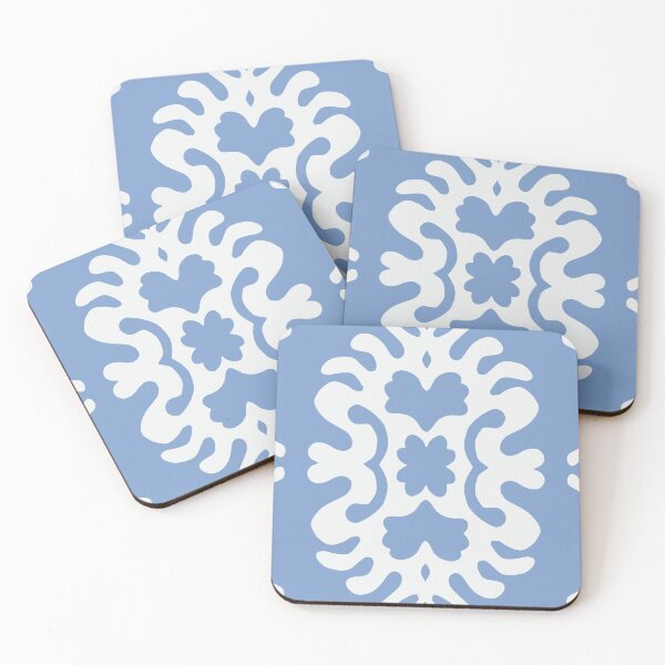 Item preview, Sky blue papercut damask medallion designed and sold by FrancesPoff.
