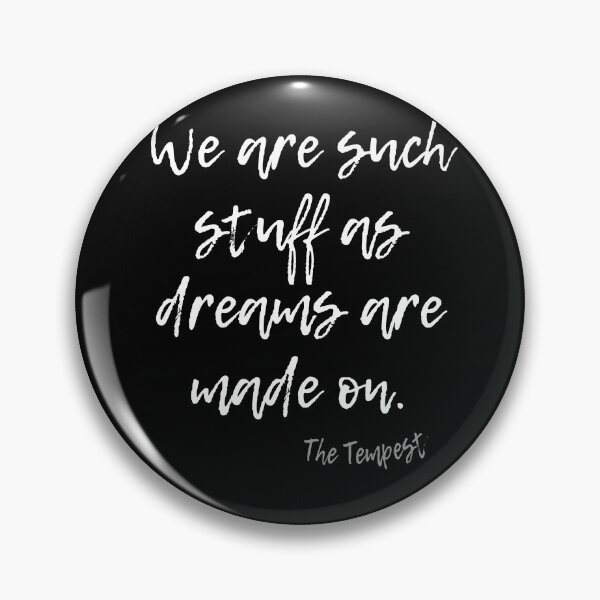 Item preview, THE TEMPEST SHAKESPEARE DREAMS QUOTE designed and sold by Madjack Tees Kiwi SuperStore.