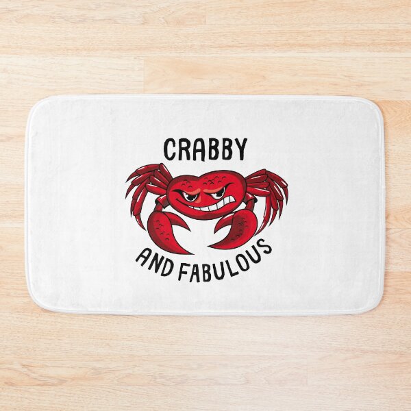 Item preview, Crabby and Fabulous designed and sold by SarcastiCrafts.