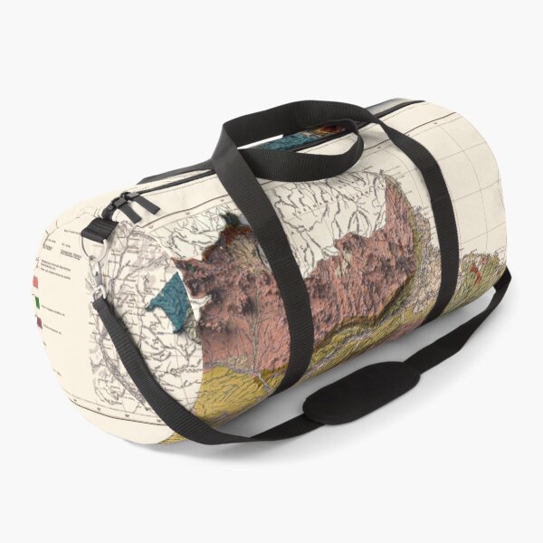 Item preview, 1960 Brazil Shaded Relief Map 3D digitally rendered designed and sold by ThinkAboutMaps.