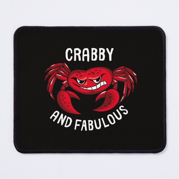 Item preview, Crabby and Fabulous designed and sold by SarcastiCrafts.