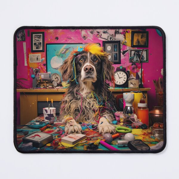 Item preview, Crafty Dog Portrait designed and sold by jrlouis21.