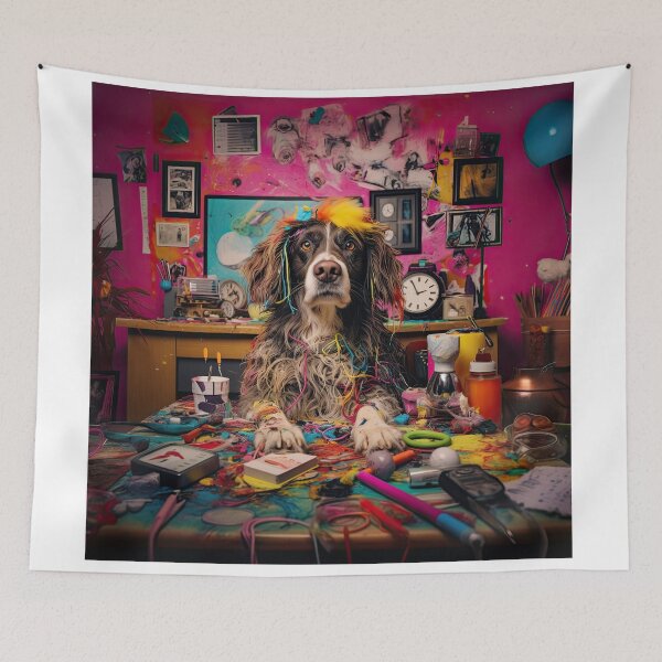Item preview, Crafty Dog Portrait designed and sold by jrlouis21.