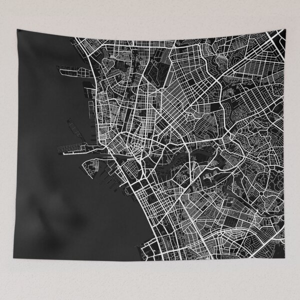 Item preview, Manila City Map of the Philippines - Full Moon designed and sold by deMAP.