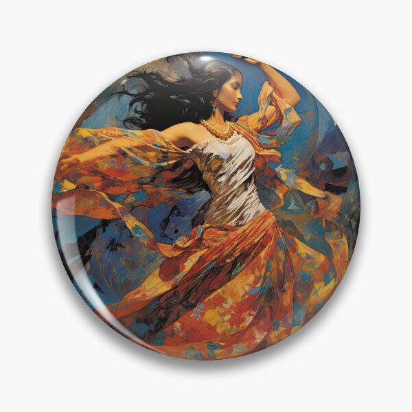 Item preview, Graceful Rhythms: Indian Woman Dancing designed and sold by krishutd.