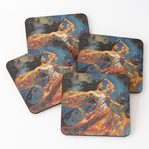 Item preview, Graceful Rhythms: Indian Woman Dancing designed and sold by krishutd.