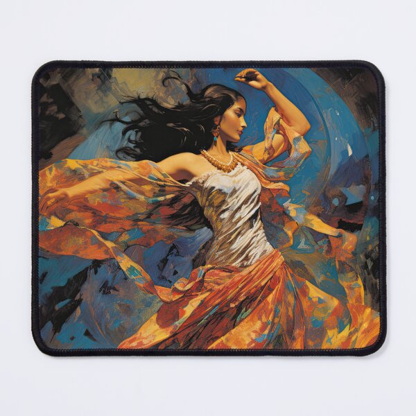 Item preview, Graceful Rhythms: Indian Woman Dancing designed and sold by krishutd.