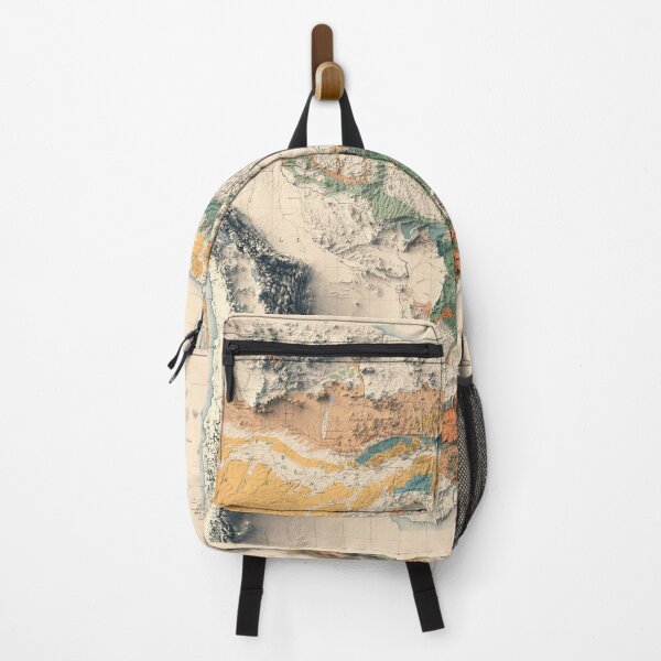 Item preview, 1919 Brazil Shaded Relief Map 3D digitally rendered designed and sold by ThinkAboutMaps.