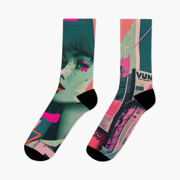 Artikelvorschau, Neon Glow Girl inmitten der städtischen Leinwand von Tokio entworfen und verkauft von ZedOhEe.