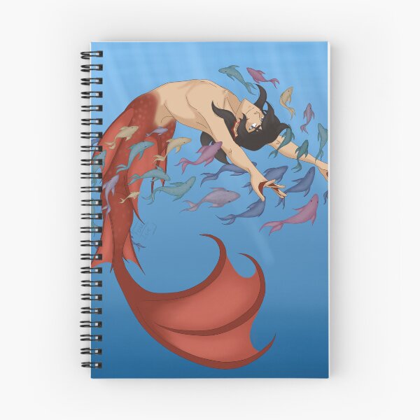 Item preview, Mermaid Keith with his fish friends designed and sold by FonceInkDesigns.