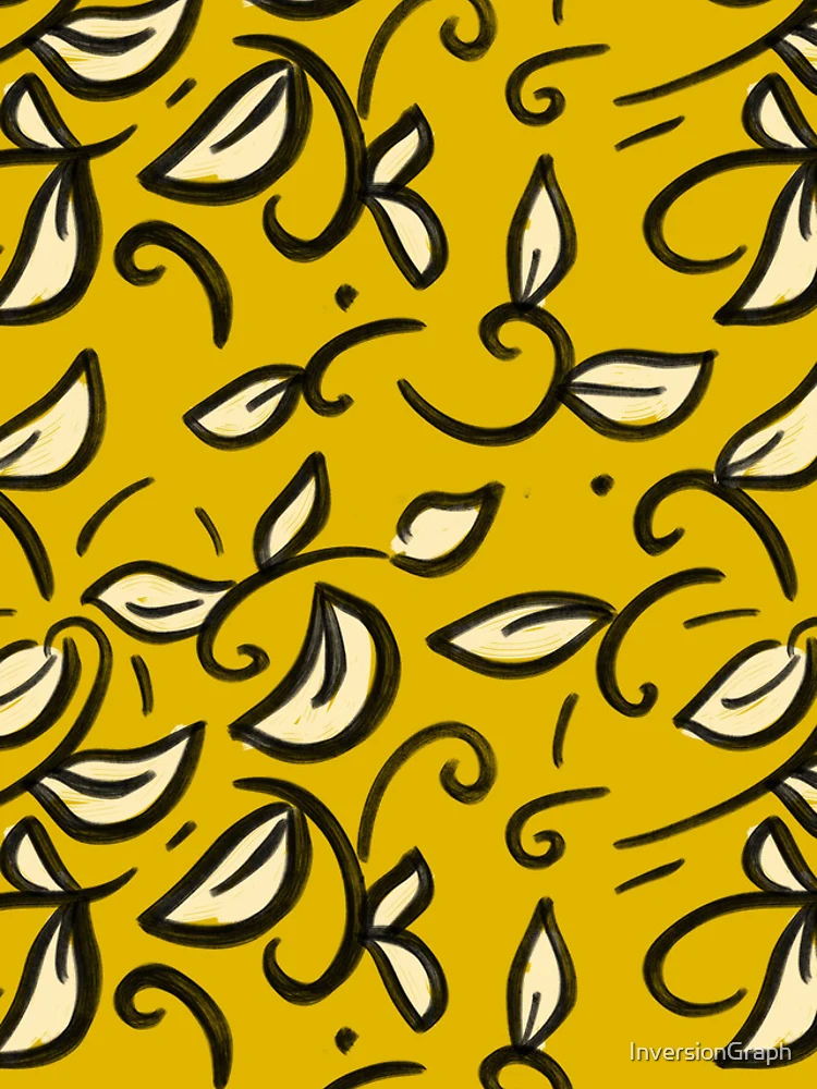 Thumbnail 5 of 5, iPhone Case, Golden Swirls Pattern designed and sold by InversionGraph.