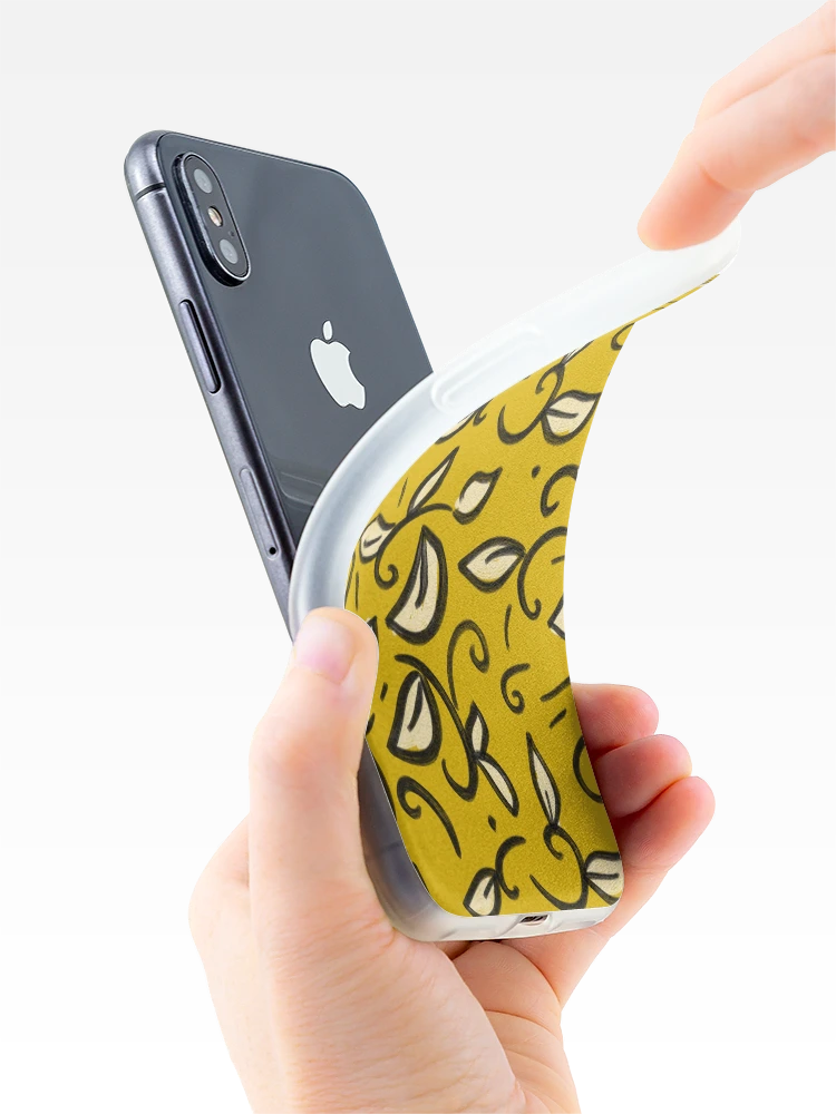 Thumbnail 4 of 5, iPhone Case, Golden Swirls Pattern designed and sold by InversionGraph.