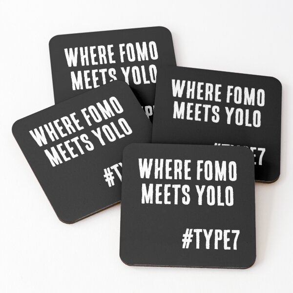 Item preview, Enneagram Type 7 Funny Quote Where FOMO Meets YOLO The Enthusiast designed and sold by JapanBubble.