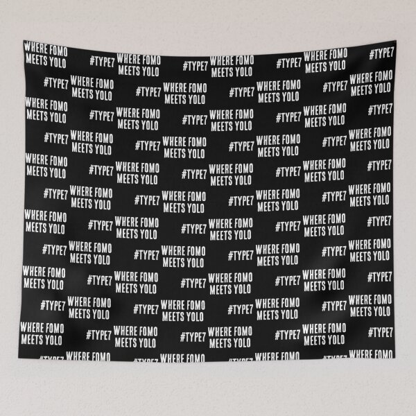 Item preview, Enneagram Type 7 Funny Quote Where FOMO Meets YOLO The Enthusiast designed and sold by JapanBubble.