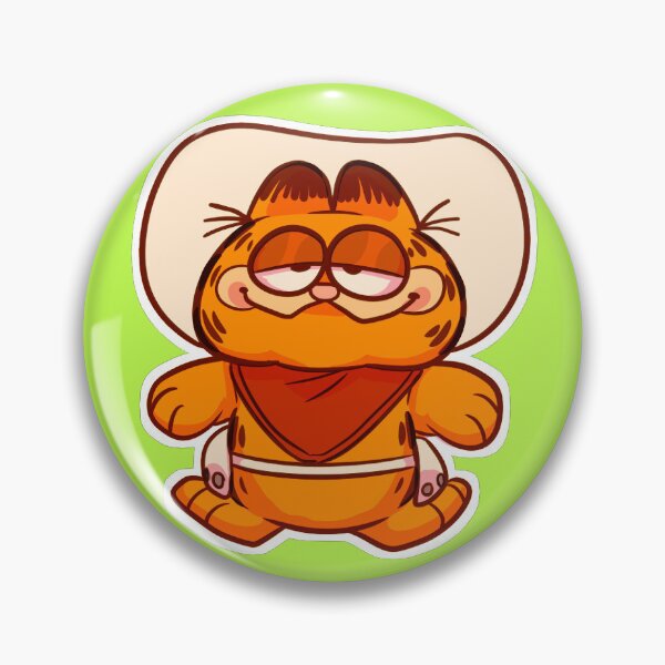 Item preview, cowboy garfield plush green variant designed and sold by PRINCEofWORMS.