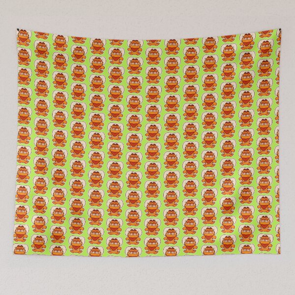 Item preview, cowboy garfield plush green variant designed and sold by PRINCEofWORMS.